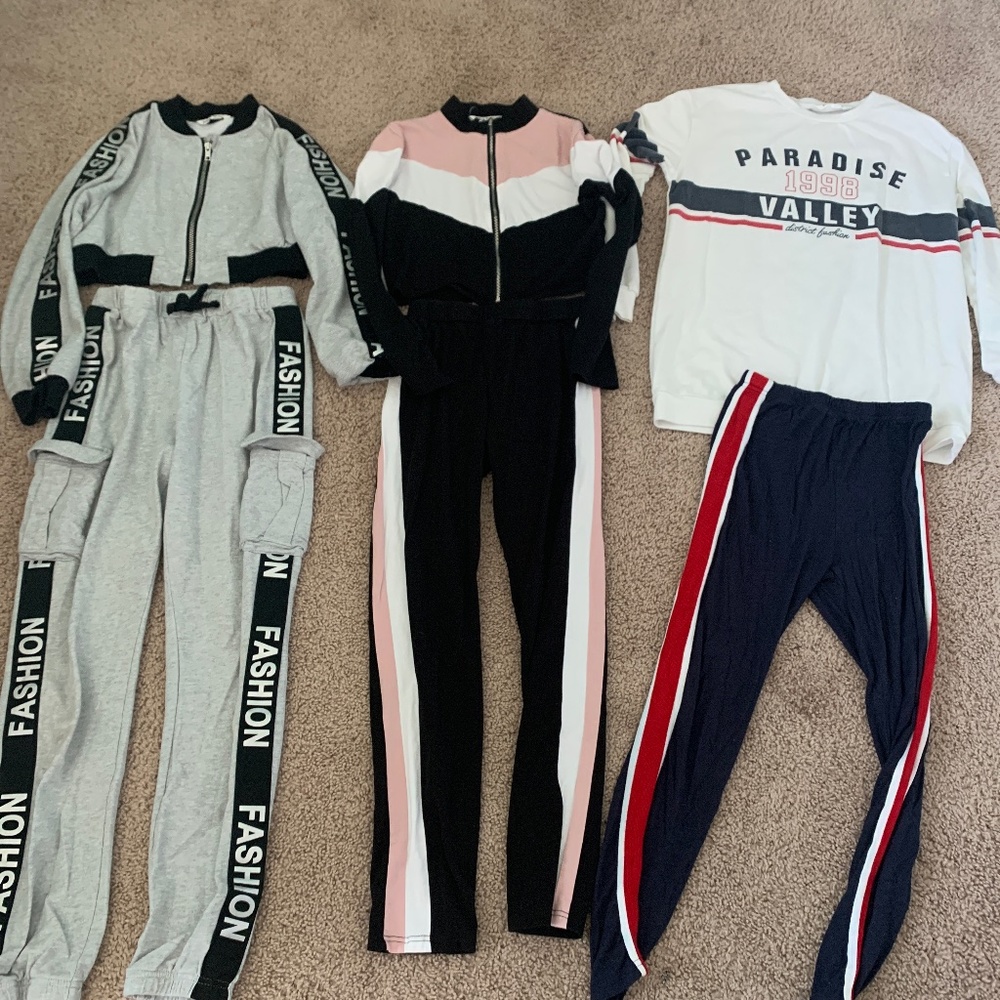 Girls 3 pack matching sets